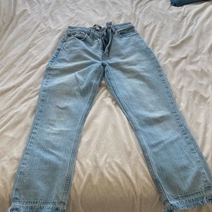 Abercombie High rise mom Jean , curve love